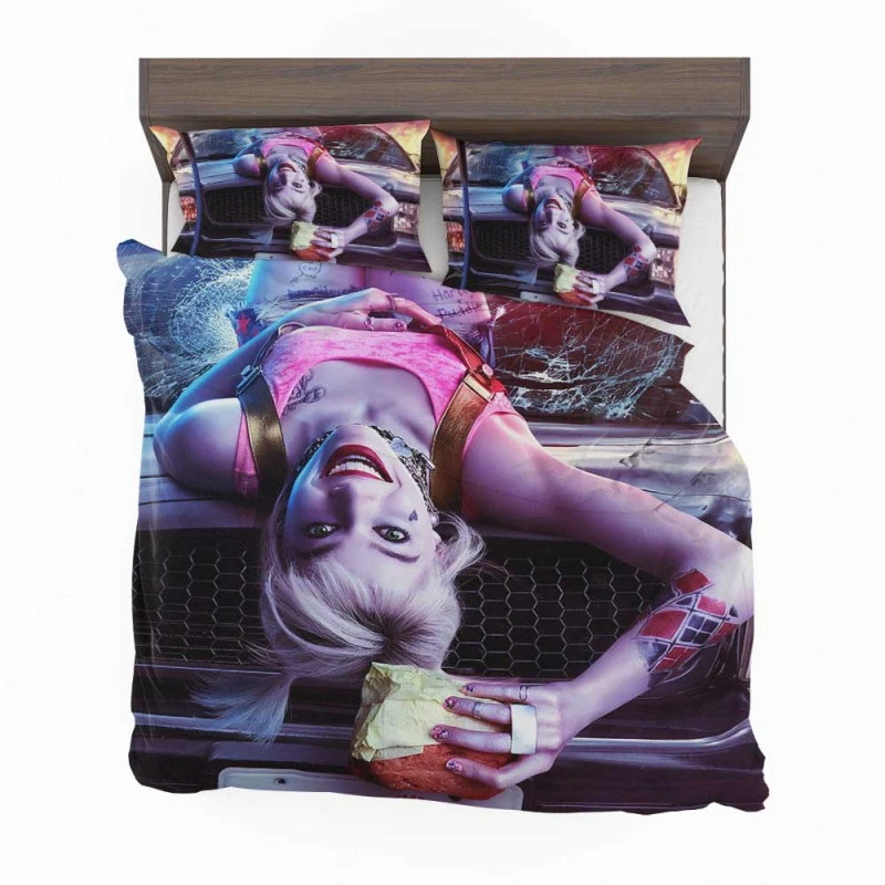 Alternative view of Harleen Quinzel Harley Quinn In Birds Of Prey DC Movie Bedding Set - Custom Bedding Set
