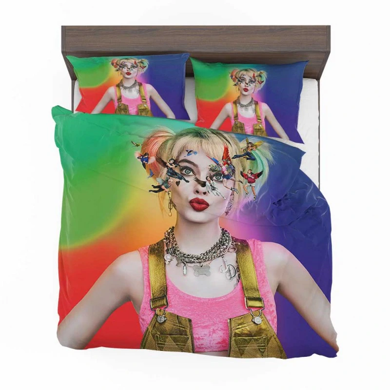 Alternative view of Harley Quinn Birds Of Prey Movie Margot Robbie Bedding Set - Custom Bedding Set