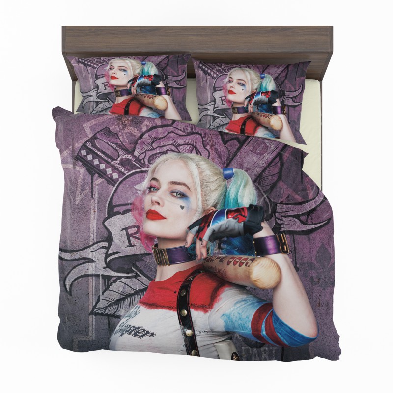 Alternative view of Harley Quinn Suicide Squad Margot Robbie Bedding Set - Custom Bedding Set