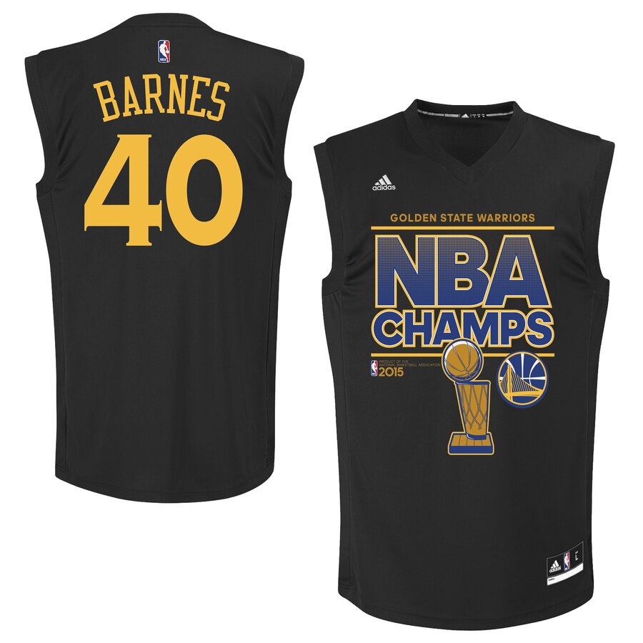 Harrison Barnes Golden State Warriors Adidas 2020 Nba Finals Champions Basketball Jersey - Black
