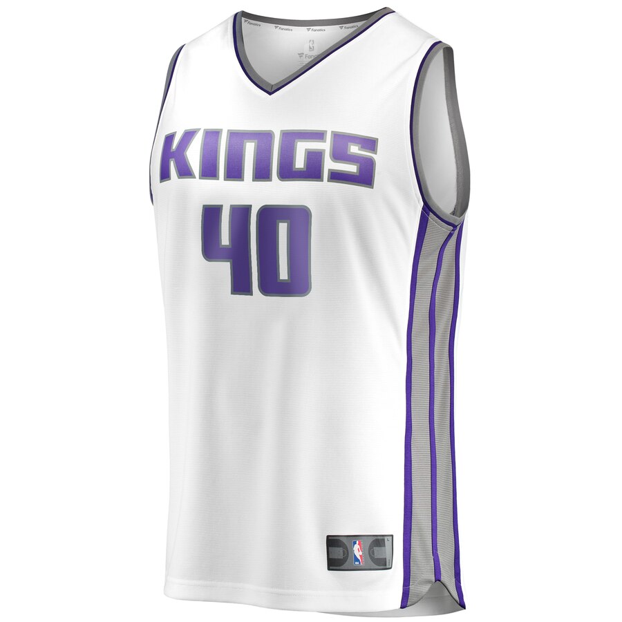 Alternative view of Harrison Barnes Sacramento Kings Fanatics Branded Fast Break Player Replica Basketball Jersey - Association Edition - White