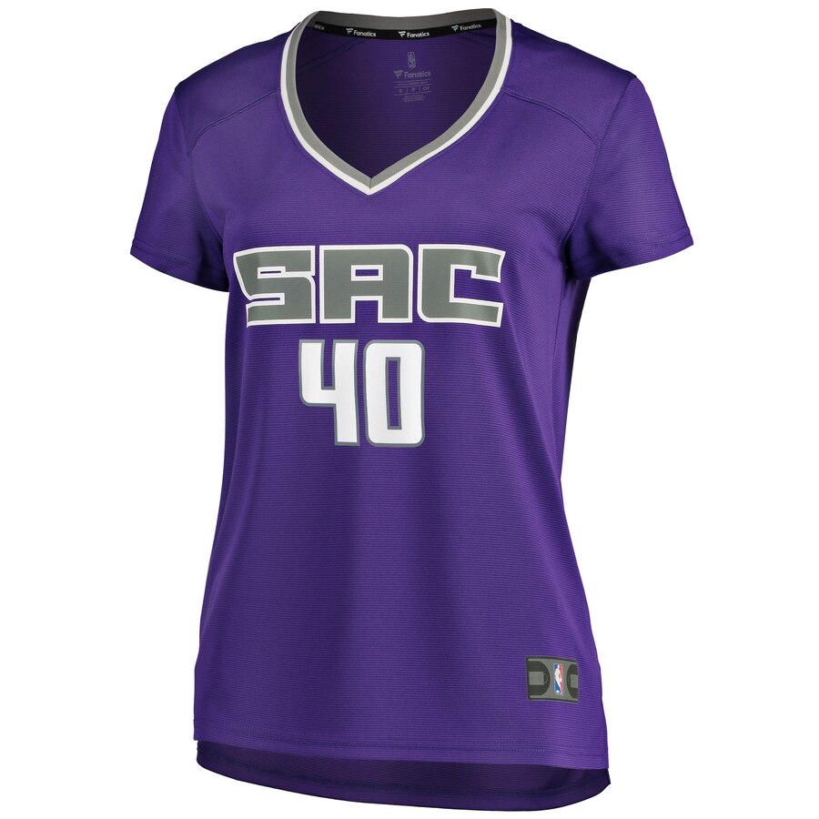 Alternative view of Harrison Barnes Sacramento Kings Fanatics Branded Women's Fast Break Player Replica Basketball Jersey - Icon Edition - Purple