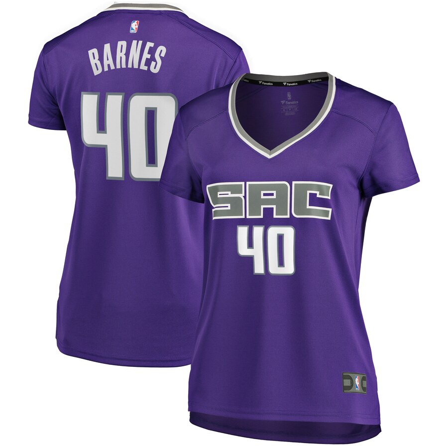 Harrison Barnes Sacramento Kings Fanatics Branded Women's Fast Break Player Replica Basketball Jersey - Icon Edition - Purple