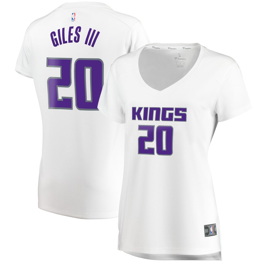Harry Giles Iii Sacramento Kings Fanatics Branded Women's Fast Break Player Replica Basketball Jersey - Association Edition - White