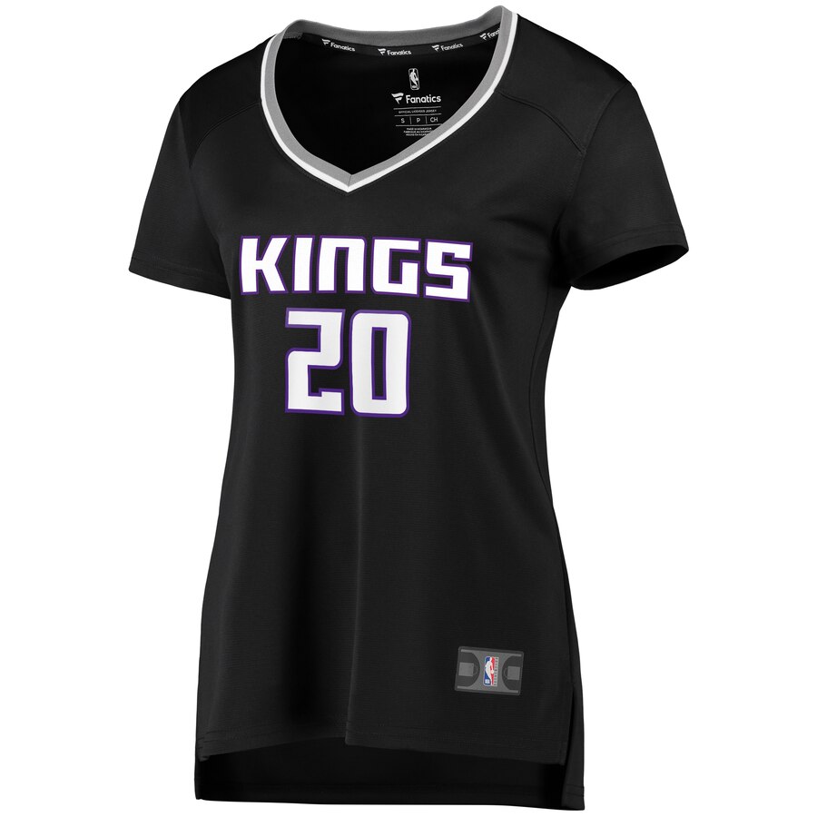 Alternative view of Harry Giles Iii Sacramento Kings Fanatics Branded Women's Fast Break Player Replica Basketball Jersey - Statement Edition - Black