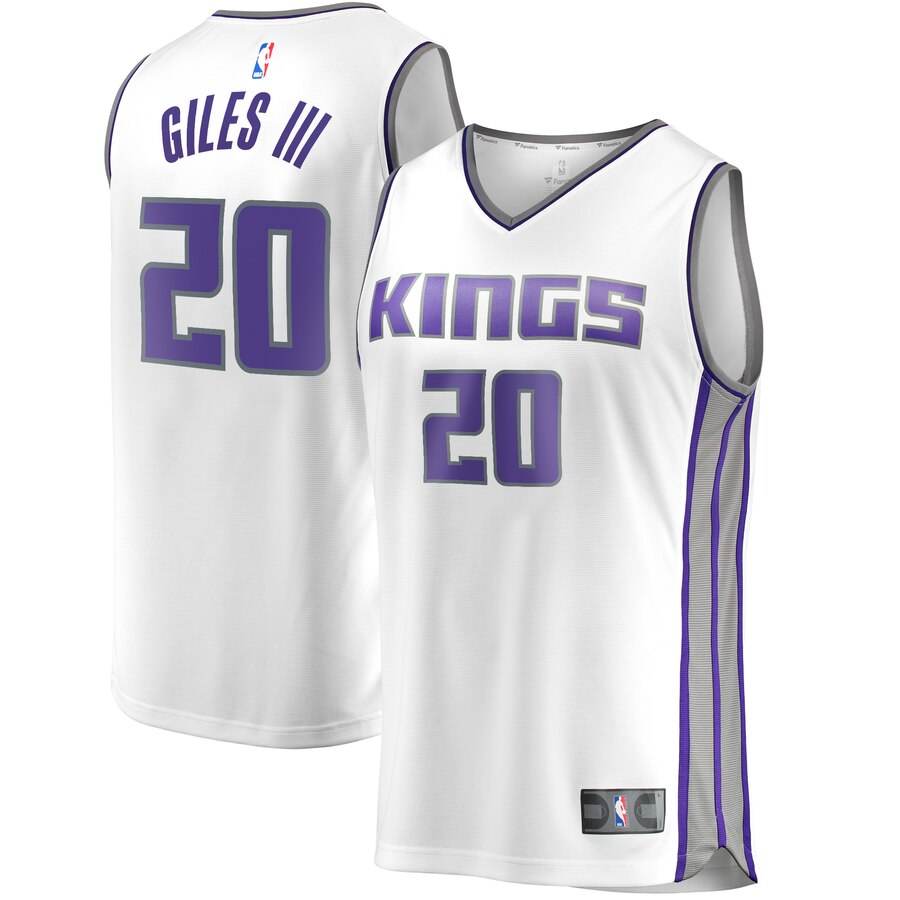 Harry Giles Iii Sacramento Kings Fanatics Branded Youth Fast Break Replica Player Basketball Jersey - Association Edition - White