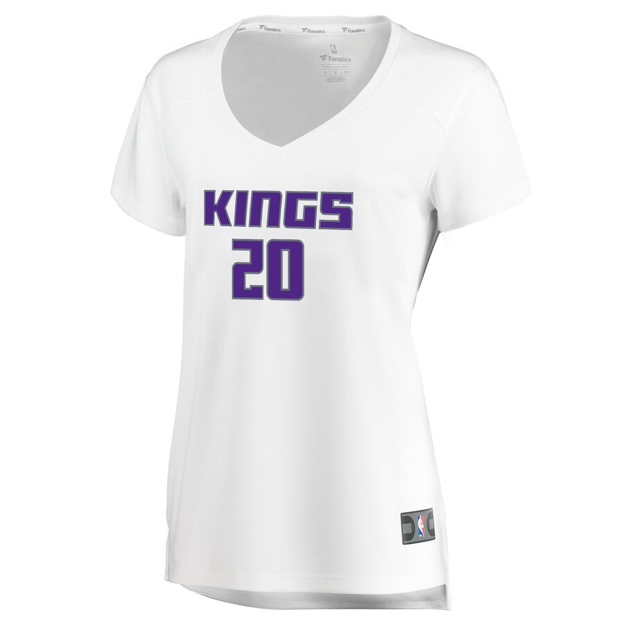 Alternative view of Harry Giles Sacramento Kings Fanatics Branded Women's Fast Break Replica Basketball Jersey - Association Edition - White