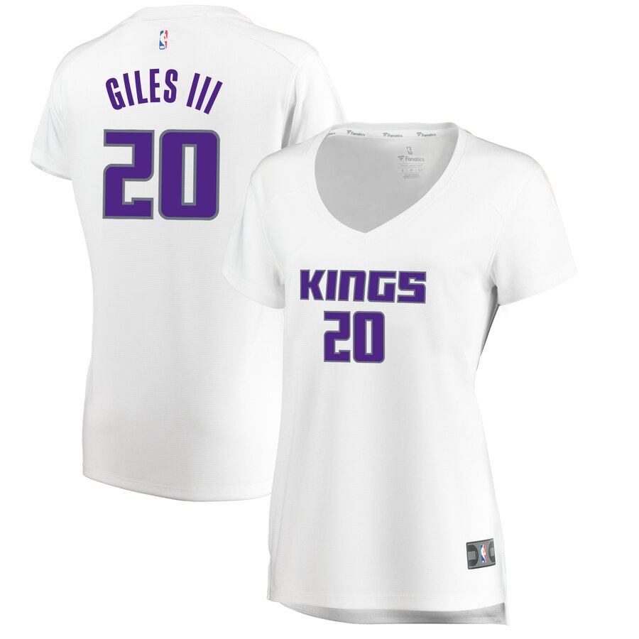 Harry Giles Sacramento Kings Fanatics Branded Women's Fast Break Replica Basketball Jersey - Association Edition - White
