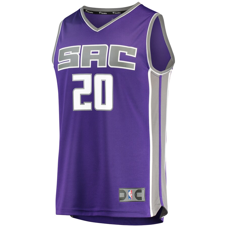 Alternative view of Harry Giles Sacramento Kings Fanatics Branded Youth Fast Break Road Replica Basketball Jersey Purple - Icon Edition