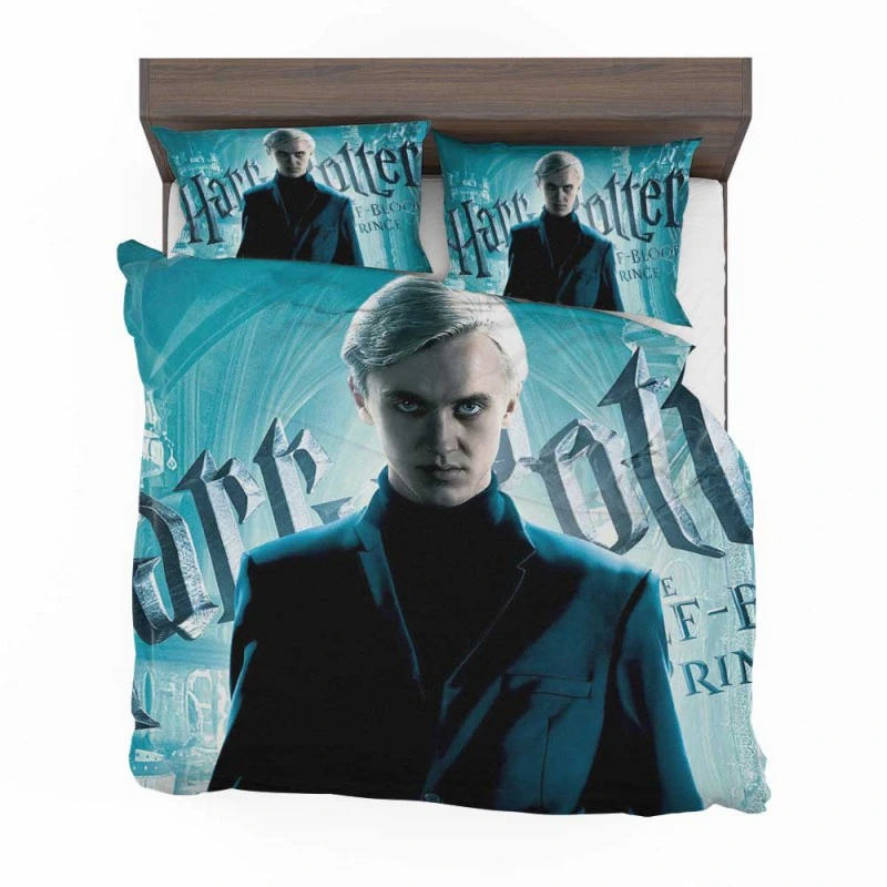 Alternative view of Harry Potter - Malfoy Movie Draco Malfoy Tom Felton Bedding Set - Custom Bedding Set