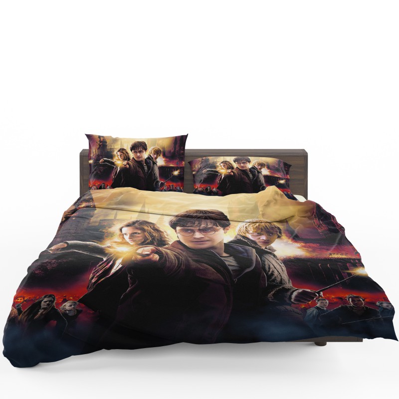 Harry Potter And The Deathly Hallows Bedding Set - Custom Bedding Set