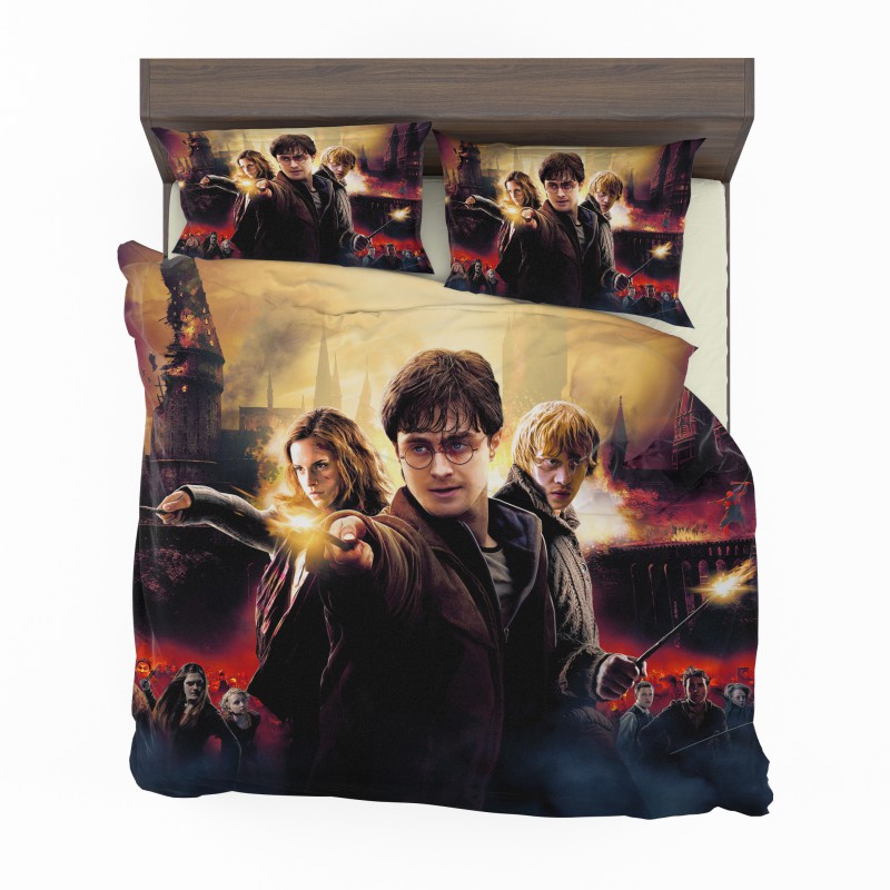 Alternative view of Harry Potter And The Deathly Hallows Bedding Set - Custom Bedding Set