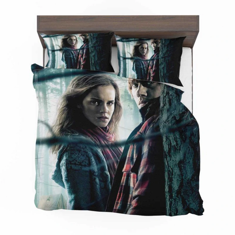 Alternative view of Harry Potter And The Deathly Hallows Part 1 Movie Bedding Set - Custom Bedding Set