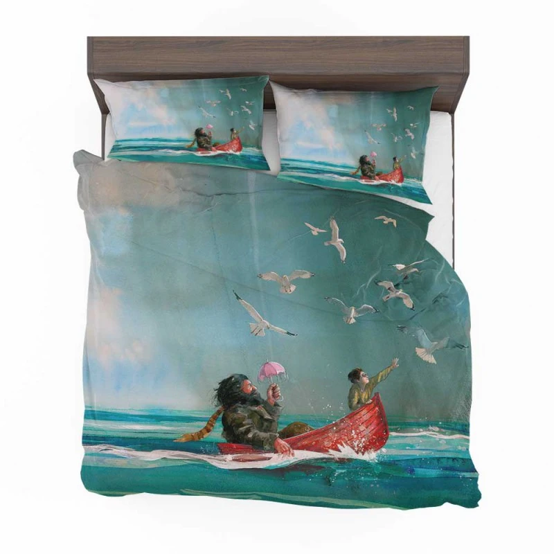 Alternative view of Harry Potter And The Philosophers Stone Movie Rubeus Hagrid Bedding Set - Custom Bedding Set