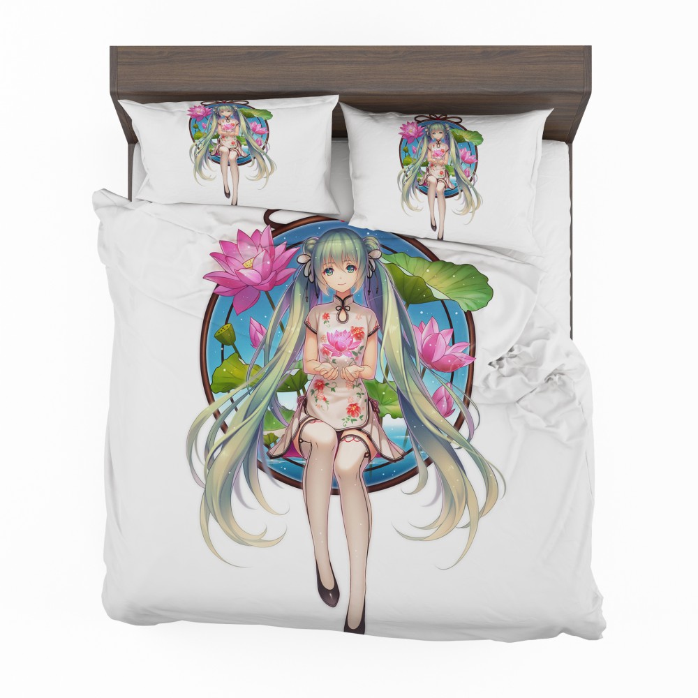 Alternative view of Hatsune Miku Anime Bedding Set - Custom Bedding Set