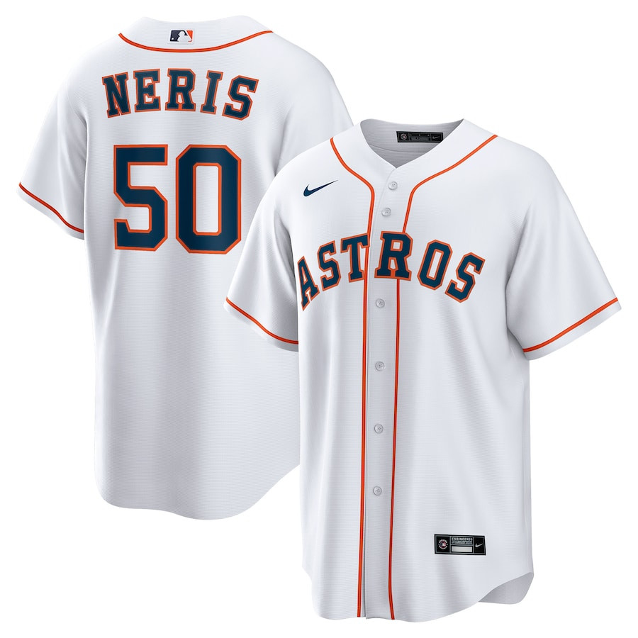 Héctor Neris 50 Houston Astros Home Men Baseball Jersey - White