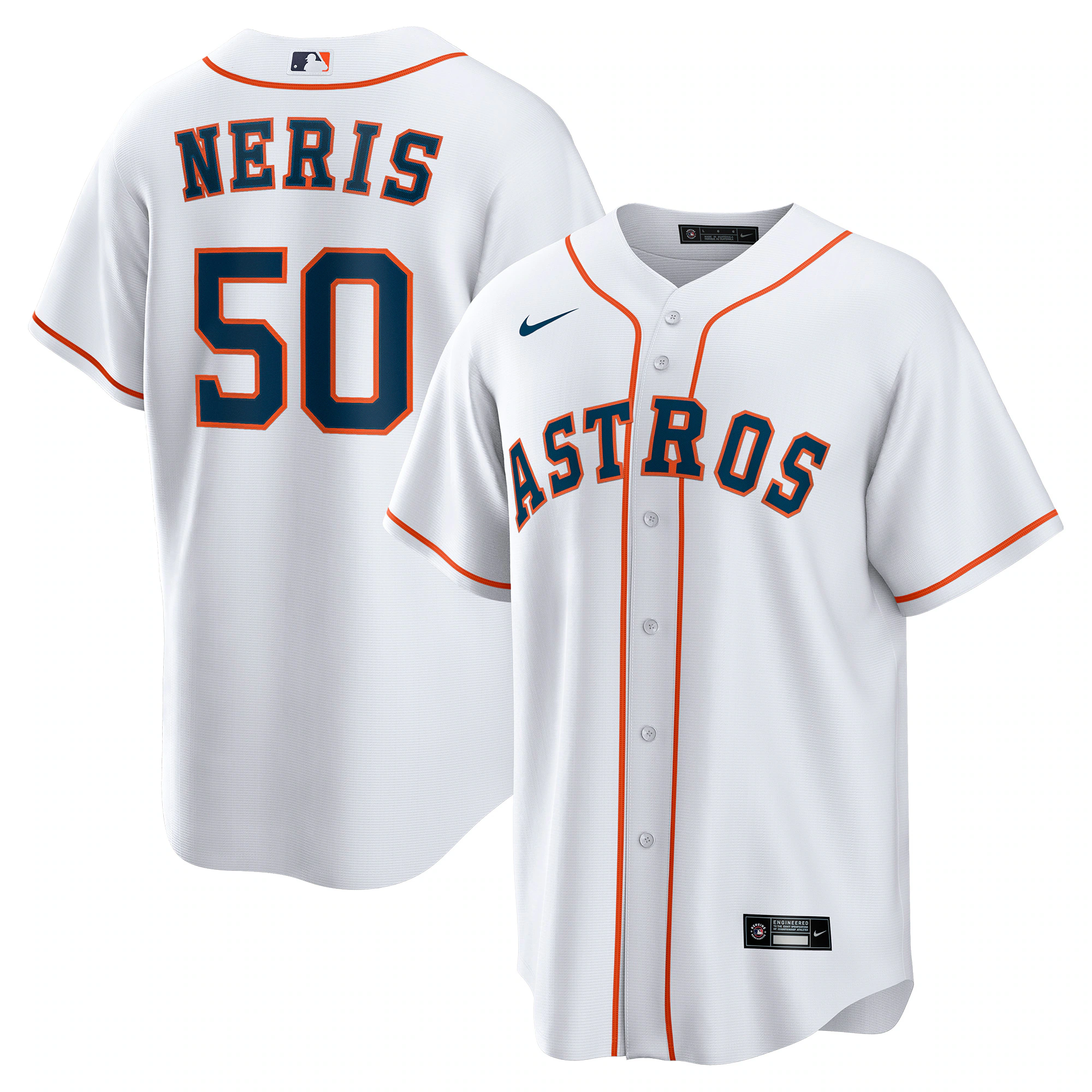 HÃƒÆ’Ã‚Â©ctor Neris Houston Astros Home Replica Player Baseball Jersey - White