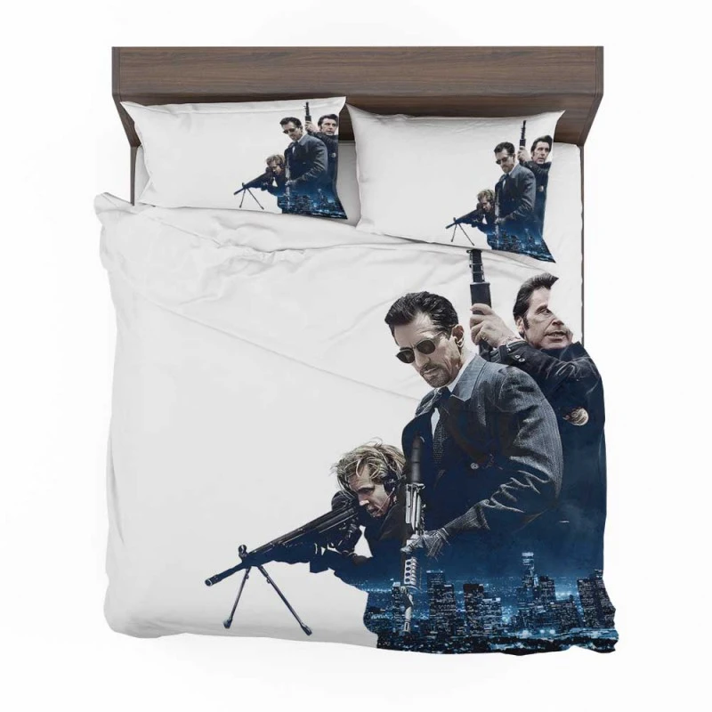 Alternative view of Heat Movie Val Kilmer Robert De Niro Bedding Set - Custom Bedding Set