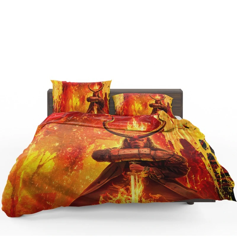 Hellboy Movie David Harbour Bedding Set - Custom Bedding Set