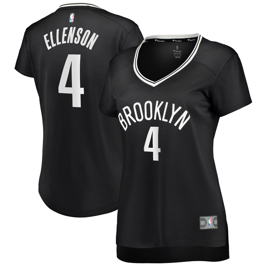Henry Ellenson Brooklyn Nets Fanatics Branded Women's Fast Break Player Jersey - Icon Edition - Black