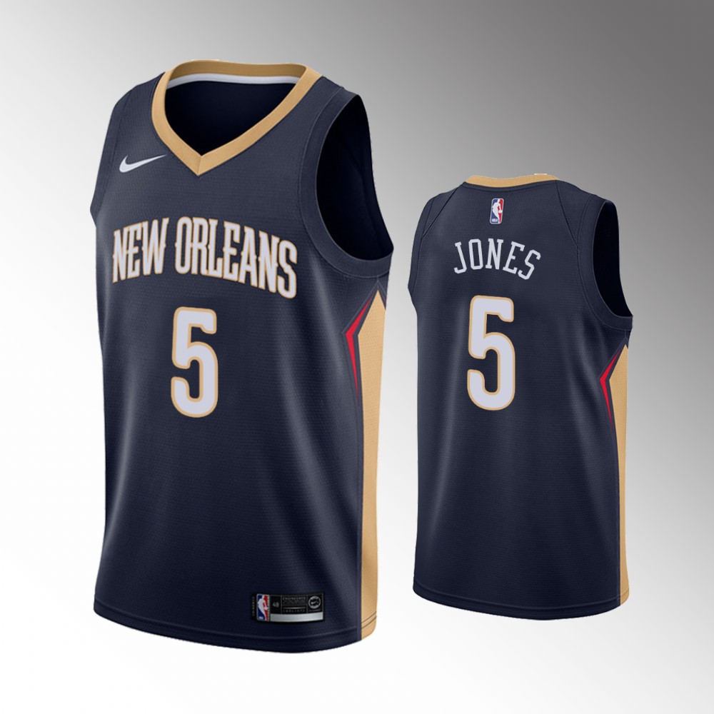 Herbert Jones New Orleans Pelicans 2021 Icon Edition Navy 2021 Nba Draft Basketball Jersey