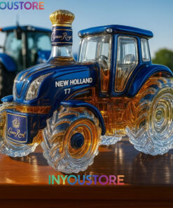 Whiskey Bottle Tractor Shape 10 Oz Novelty Creative Tractor Theme Empty Bottle Hand Blown Decorative Gift For Farmer/alcohol Lover Collector