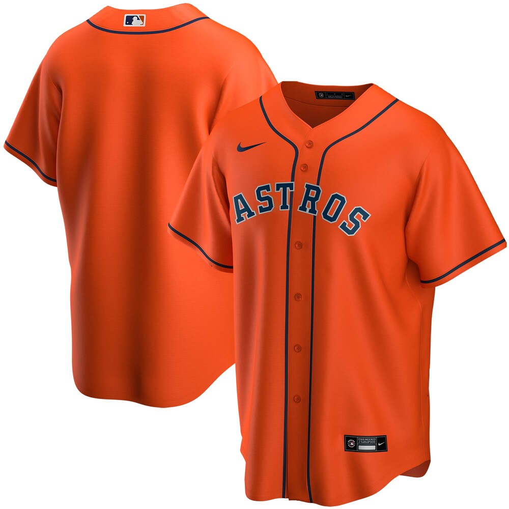 Houston Astros Alternate 2020 Team Baseball Jersey - Orange Color