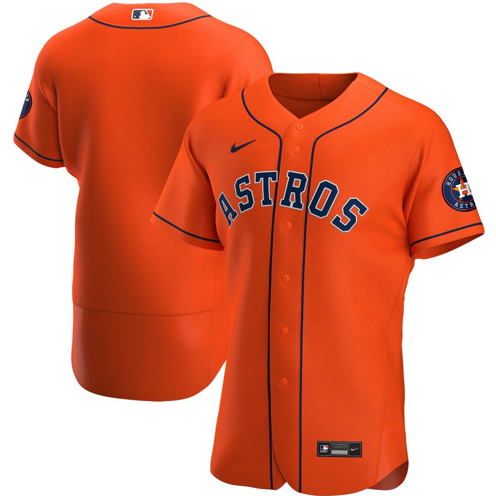 Houston Astros Alternate 2020 Team Baseball Jersey - Orange
