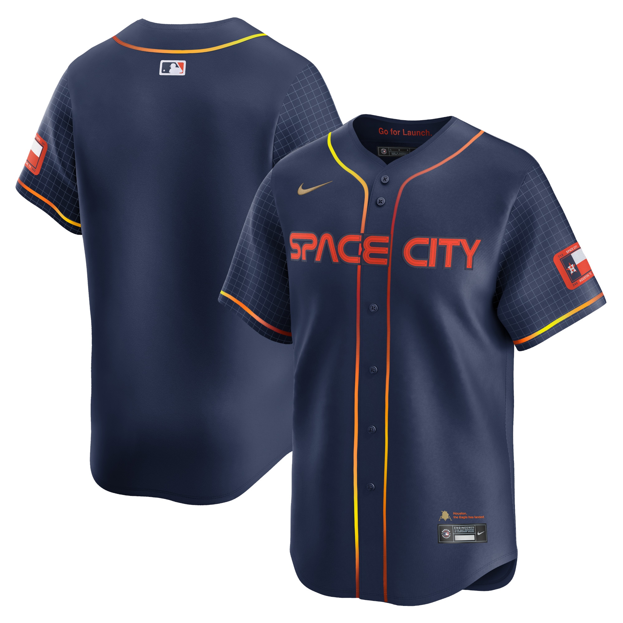 Houston Astros City Connect Limited Baseball Jersey - Navy