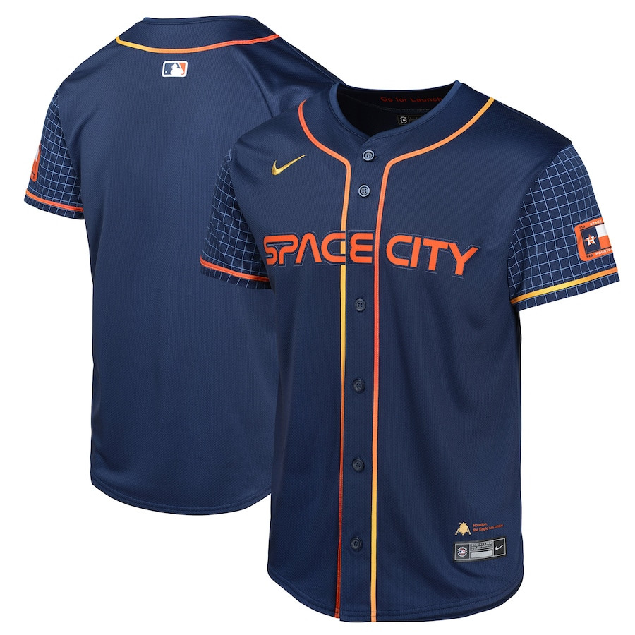 Houston Astros City Connect Limited YOUTH Baseball Jersey - Navy 