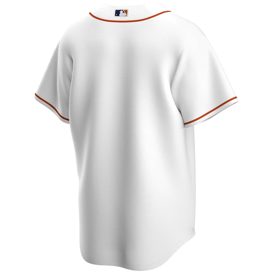 Alternative view of Houston Astros Home 2020 Replica Team Baseball Jersey ÃƒÂ¢Ã¢â€šÂ¬Ã¢â‚¬Å“ White