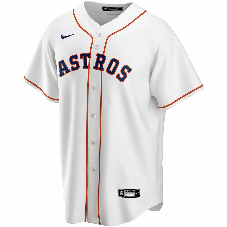Houston Astros Home 2020 Replica Team Baseball Jersey ÃƒÂ¢Ã¢â€šÂ¬Ã¢â‚¬Å“ White