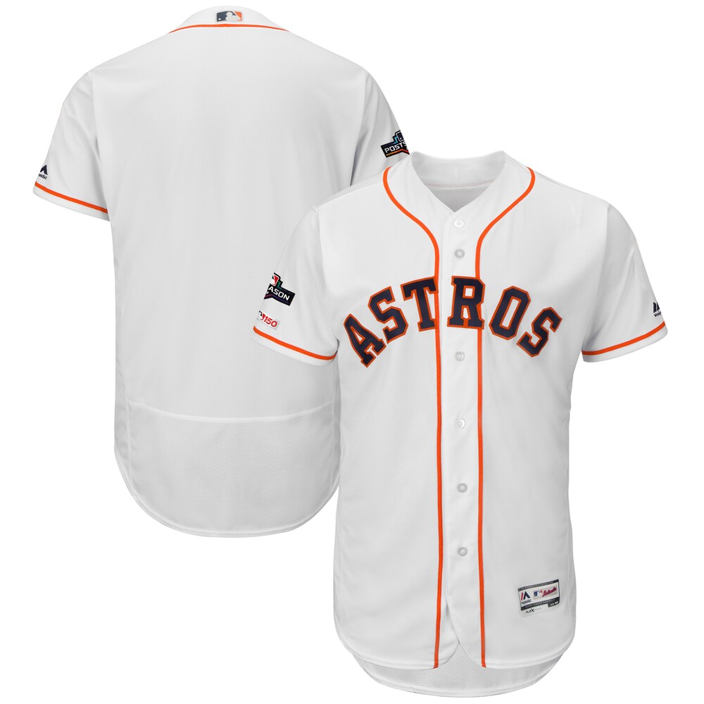 Houston Astros Majestic 2019 Postseason Flex Base Team Baseball Jersey - White