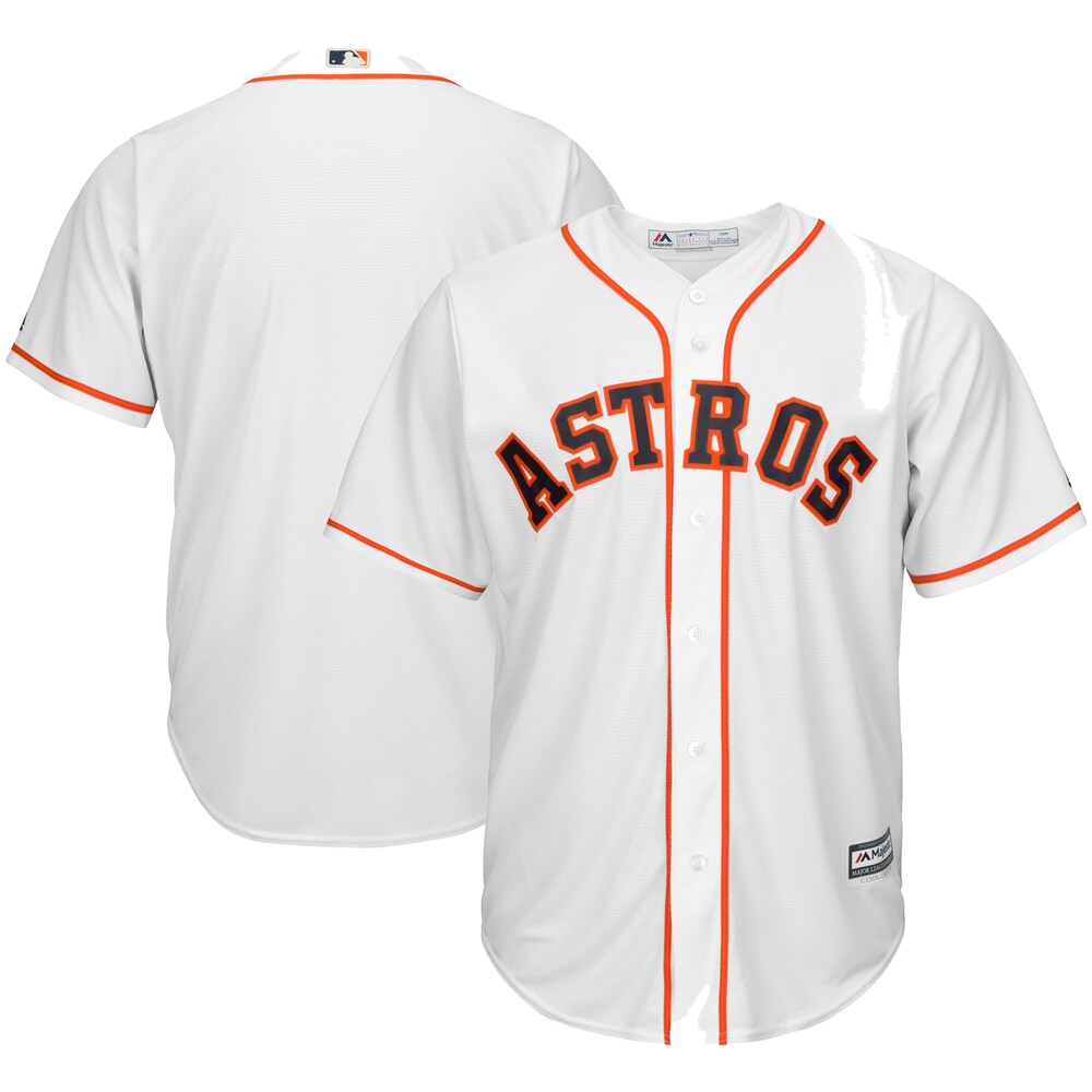 Houston Astros Majestic Big & Tall Home Cool Base Team Baseball Jersey - White