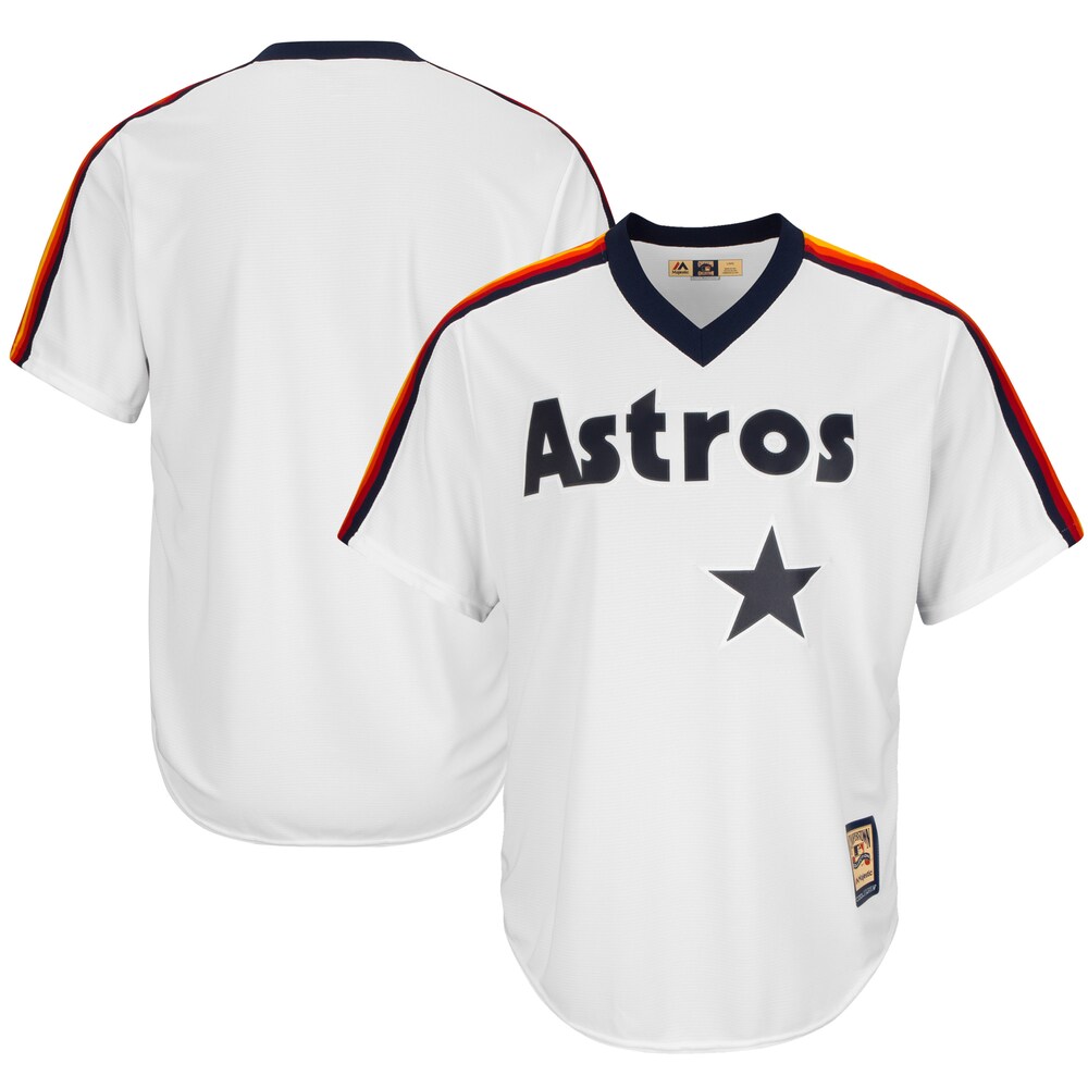 Houston Astros Majestic Cooperstown Cool Base Team Baseball Jersey - White