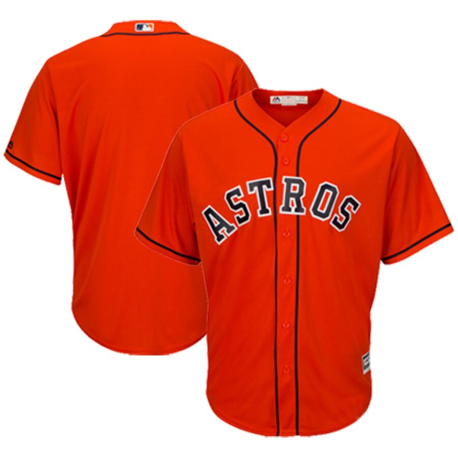Houston Astros Majestic Official Cool Base Baseball Jersey – Orange