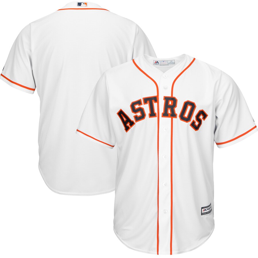 Houston Astros Majestic Official Cool Base Baseball Jersey – White