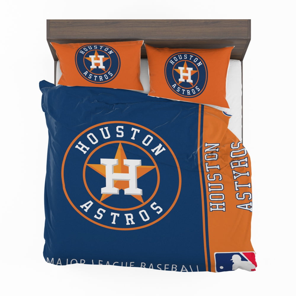 Alternative view of Houston Astros MLB Baseball American League Bedding Set - Custom Bedding Set