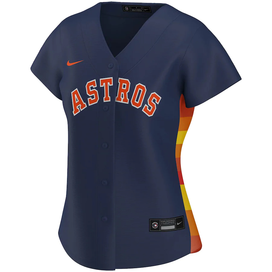 Alternative view of Houston Astros Women's Alternate 2020 Replica Team Baseball Jersey ÃƒÂ¢Ã¢â€šÂ¬Ã¢â‚¬Å“ Navy