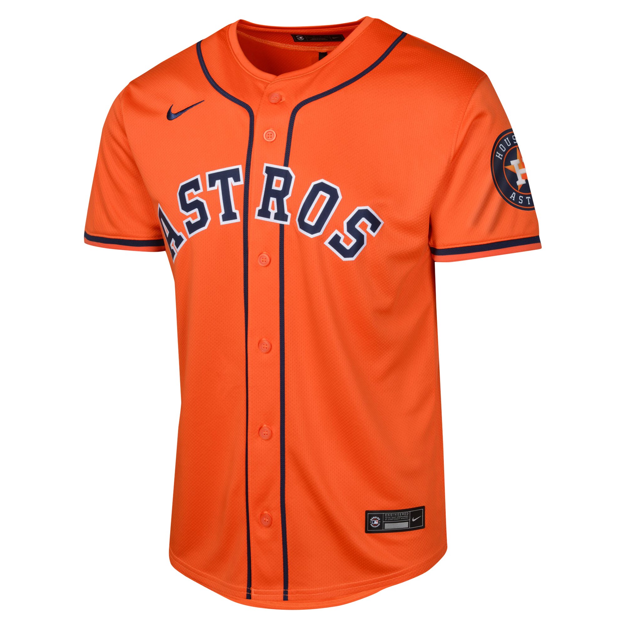 Alternative view of Houston Astros Youth Alternate Limited Baseball Jersey - Orange