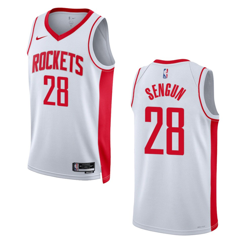 Houston Rockets Alperen Sengun 2022-23 Association Edition White Swingman Basketball Jersey