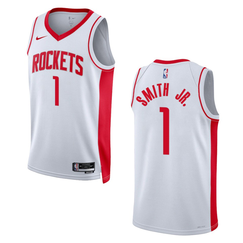 Houston Rockets Jabari Smith Jr. 2022-23 Association Edition White Swingman Basketball Jersey