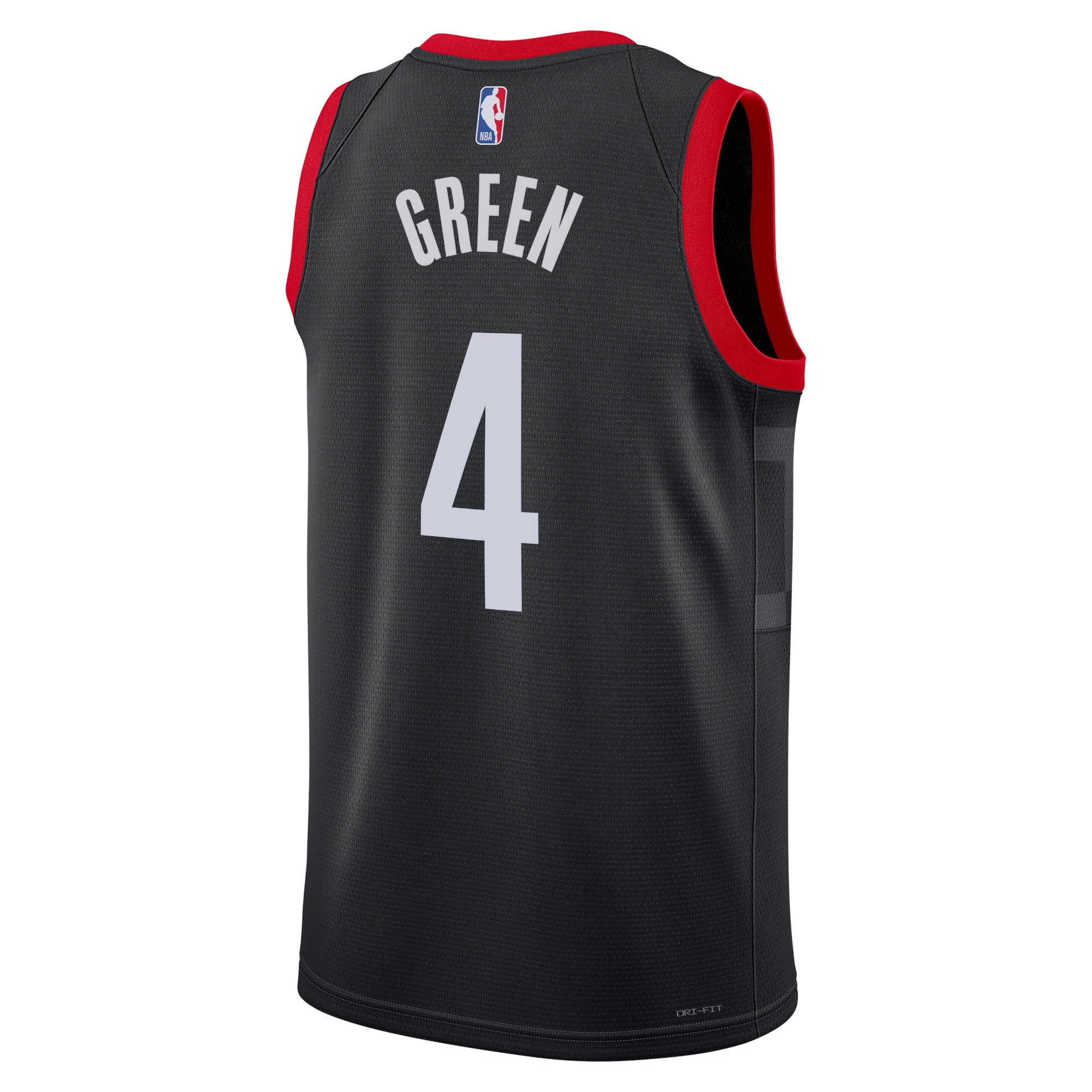 Alternative view of Houston Rockets Jordan Statement Edition Swingman Basketball Jersey - Black - Jalen Green - Unisex - JS380 