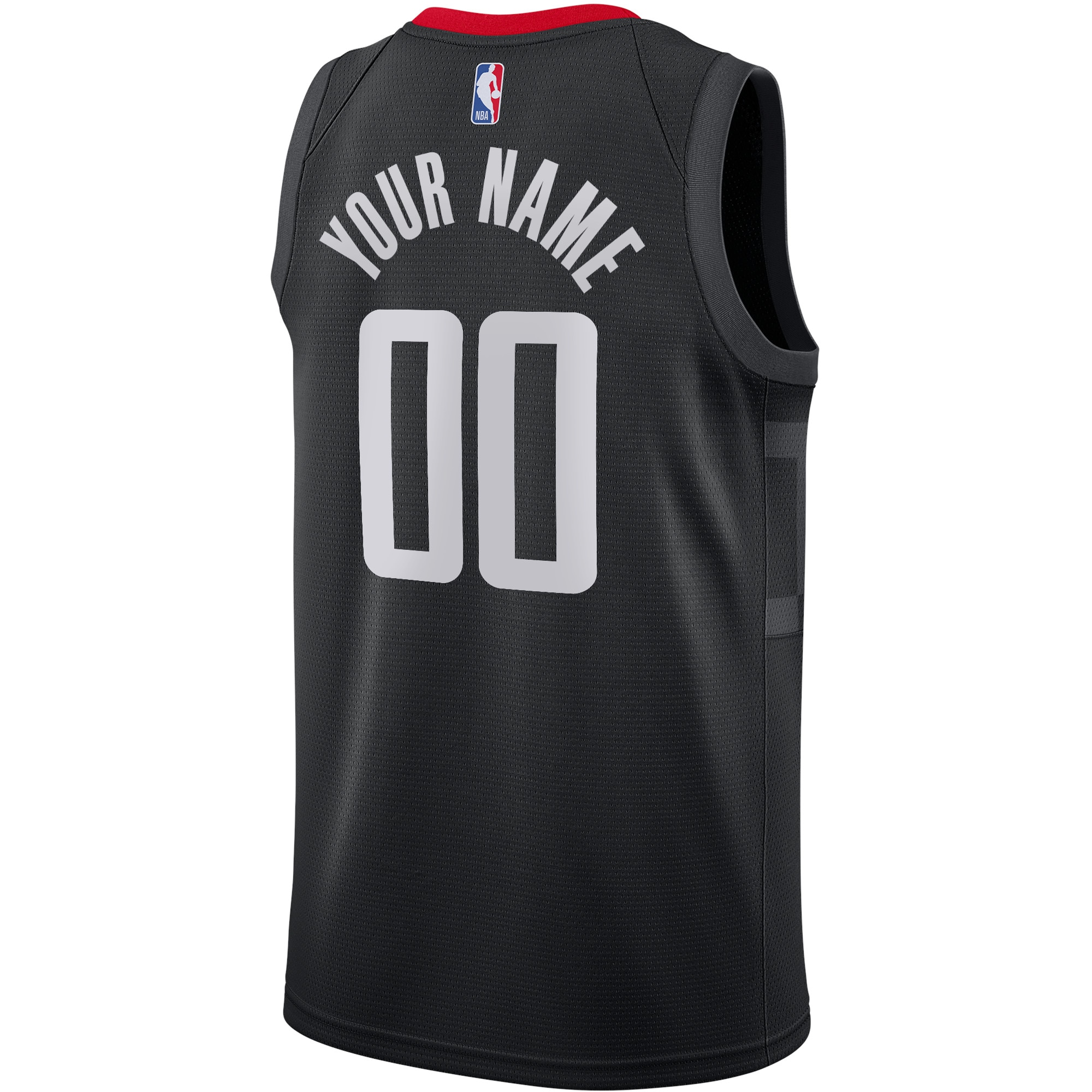 Alternative view of Houston Rockets Jordan Statement Swingman Basketball Jersey - Custom - Mens - JS453 
