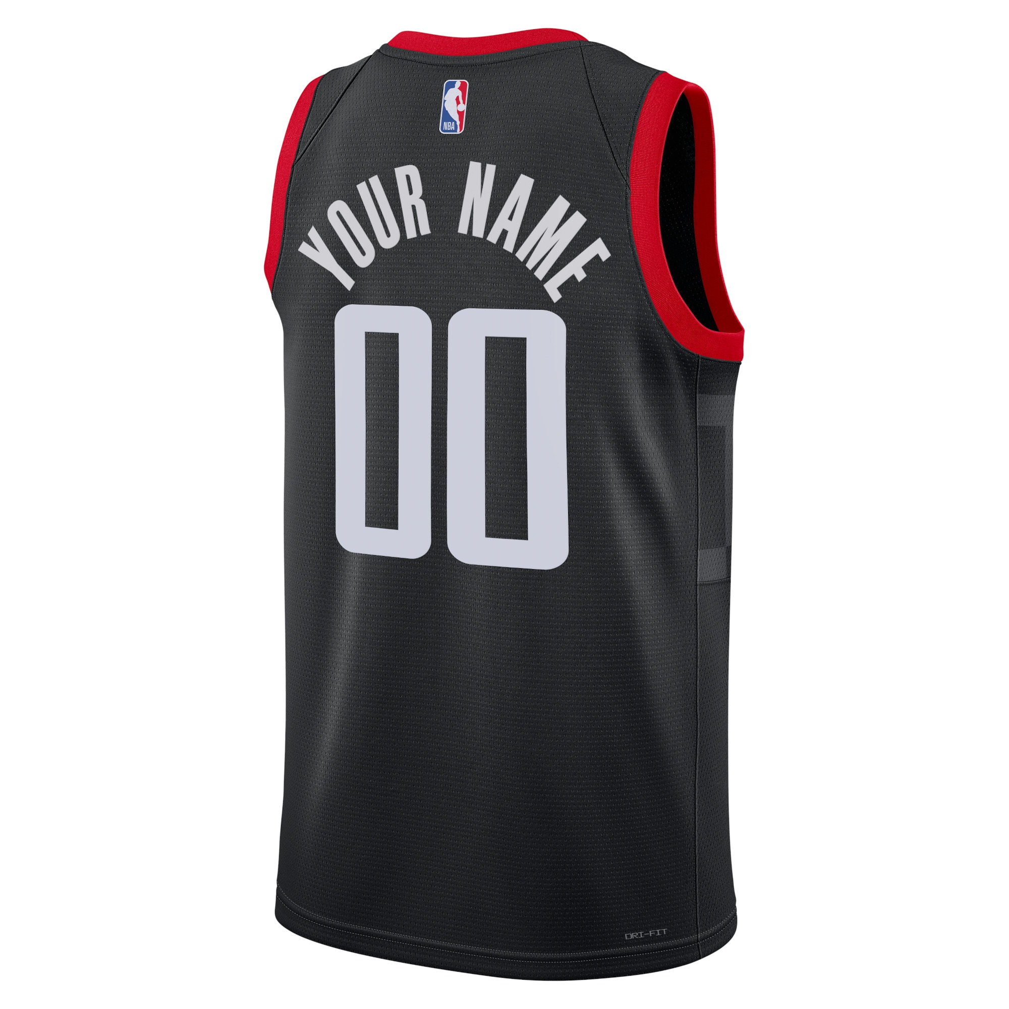 Alternative view of Houston Rockets Jordan Statement Swingman Basketball Jersey - Custom - Unisex - JS728 