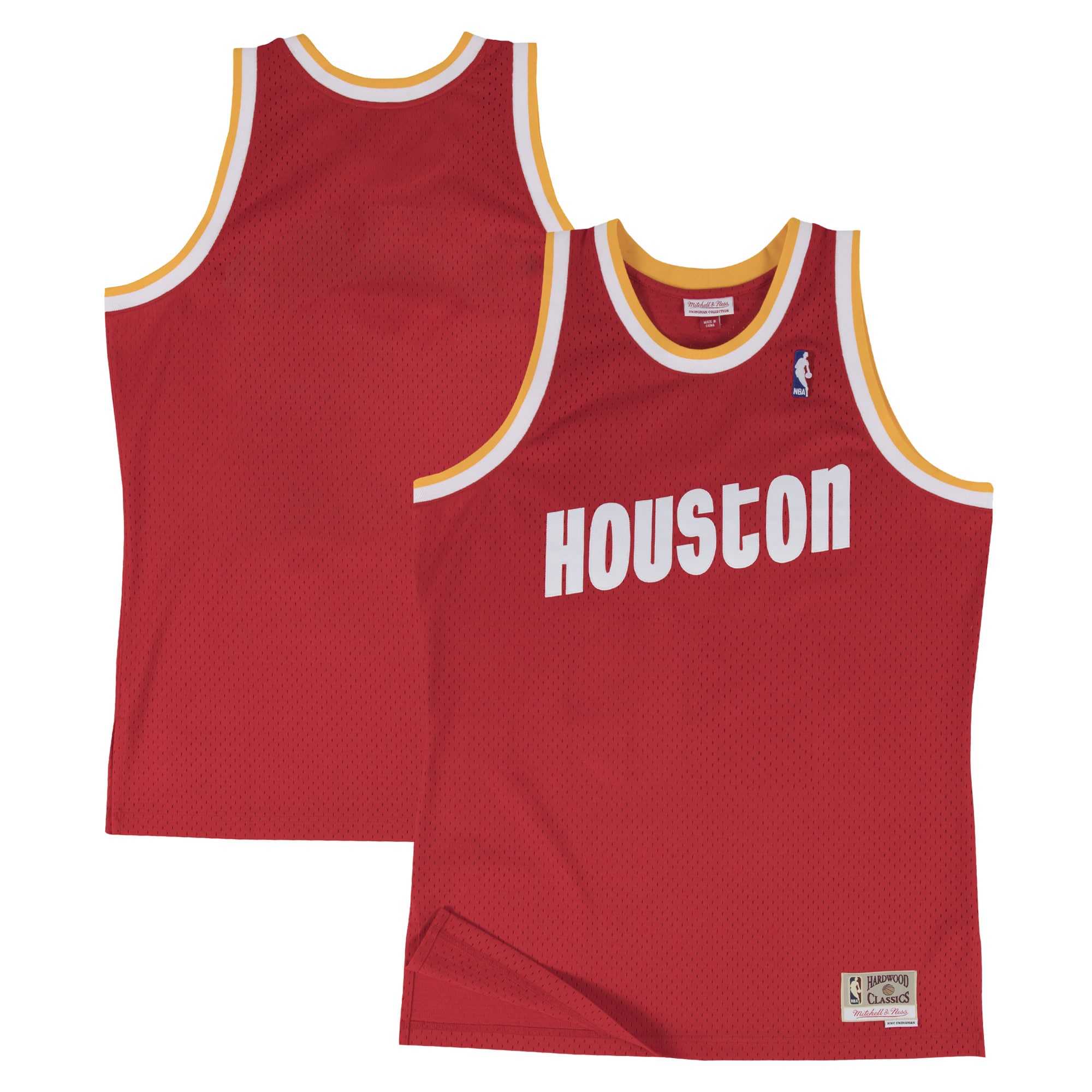Houston Rockets Mitchell & Ness 1996-97 Hardwood Classics Swingman Basketball Jersey - Red