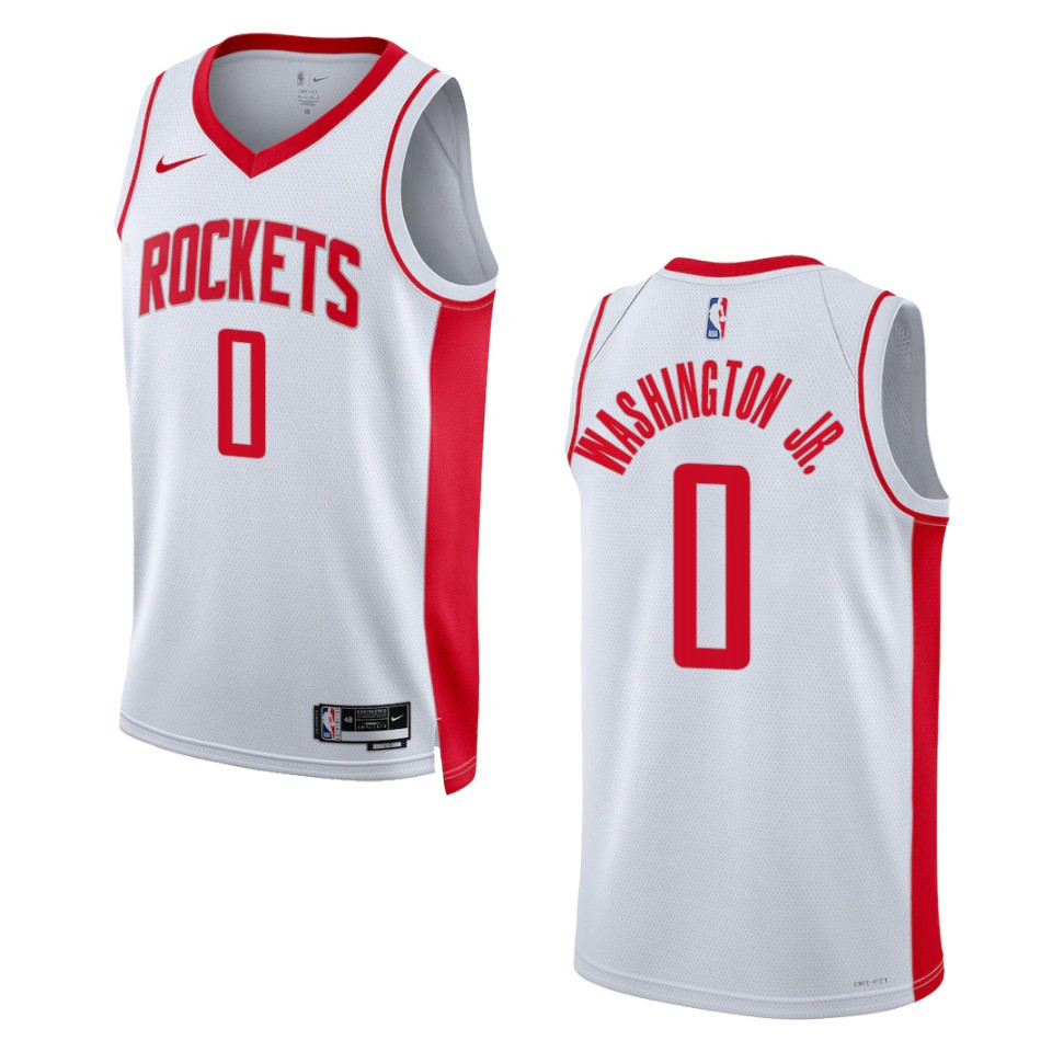 Houston Rockets Tyty Washington Jr. 2022-23 Association Edition White Swingman Basketball Jersey