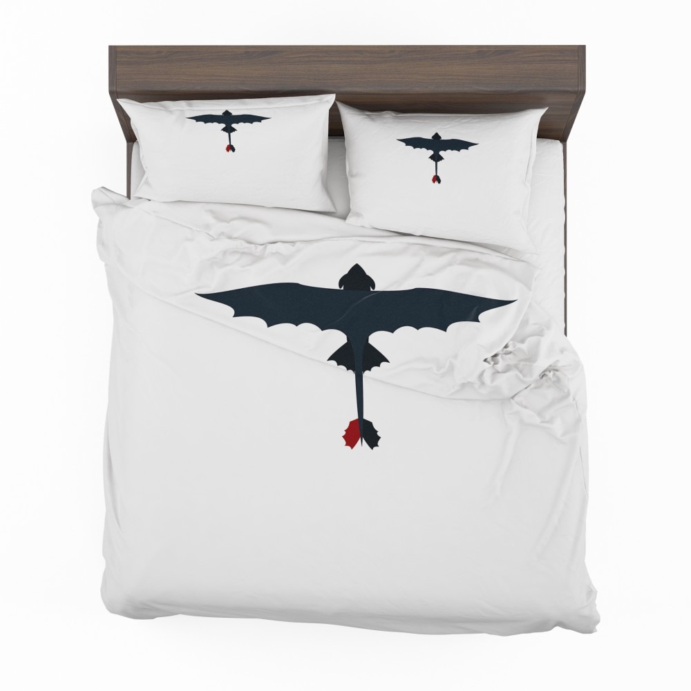 Alternative view of How To Train Your Dragon Movie Toothless Bedding Set - Custom Bedding Set