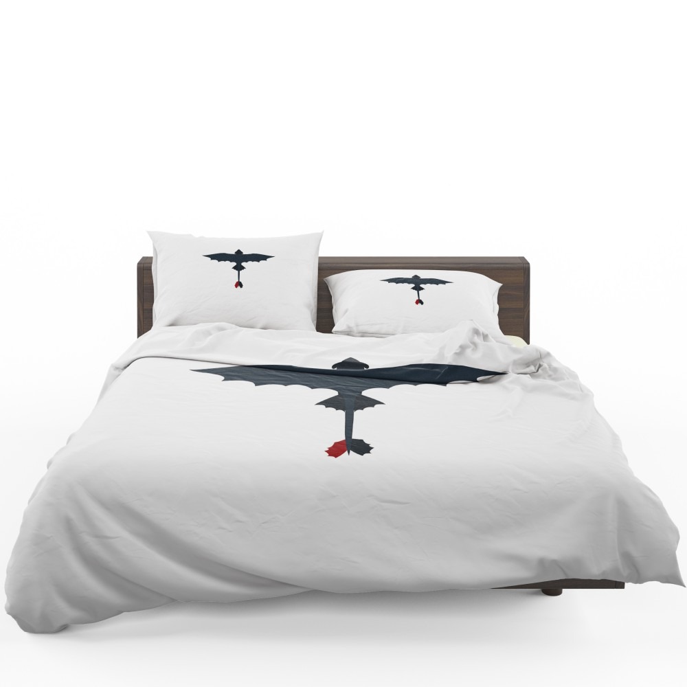 How To Train Your Dragon Movie Toothless Bedding Set - Custom Bedding Set