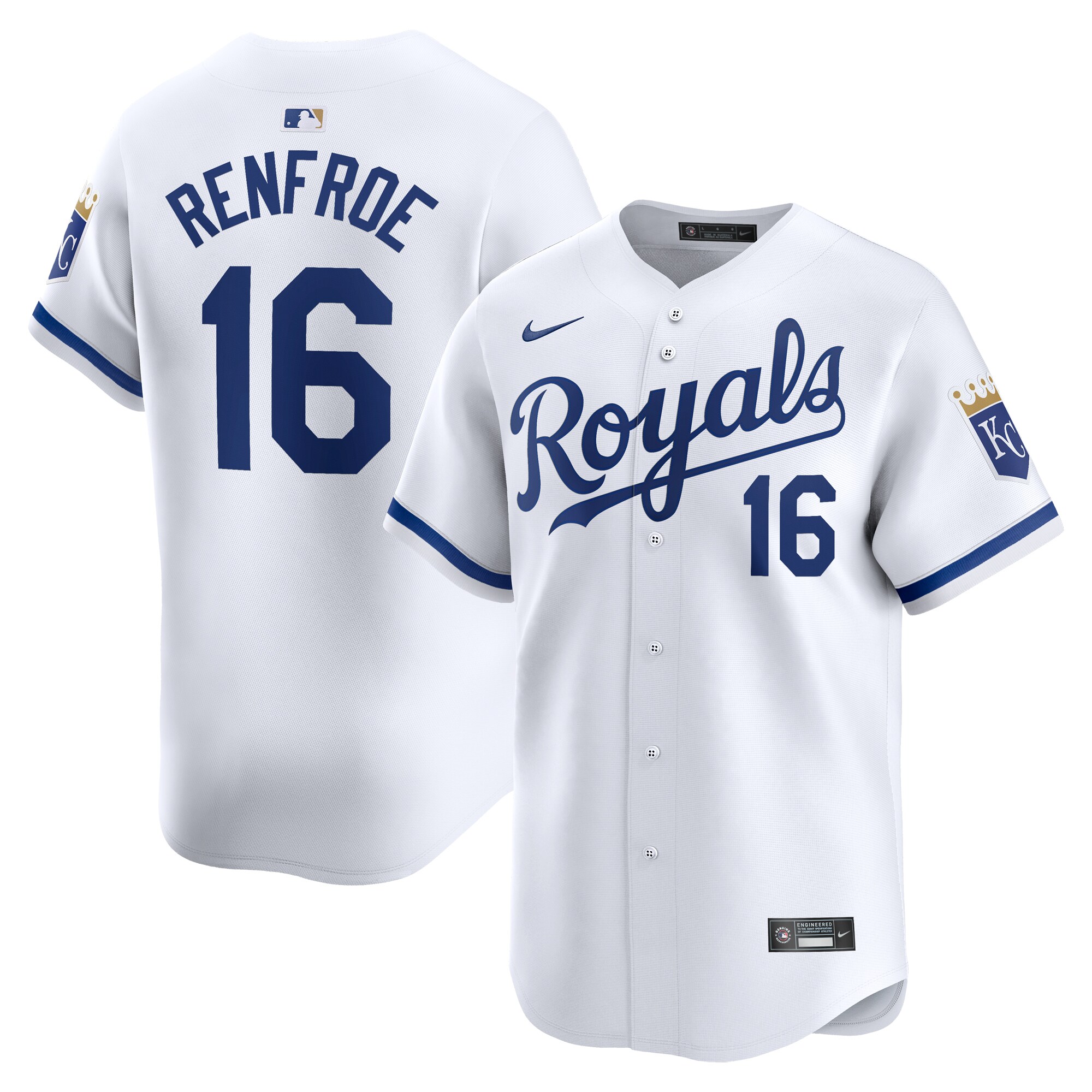 Hunter Renfroe Kansas City Royals Home Limited Player Baseball JerseyÃƒâ€šÃ‚Â ÃƒÂ¢Ã¢â€šÂ¬Ã¢â‚¬Å“ White